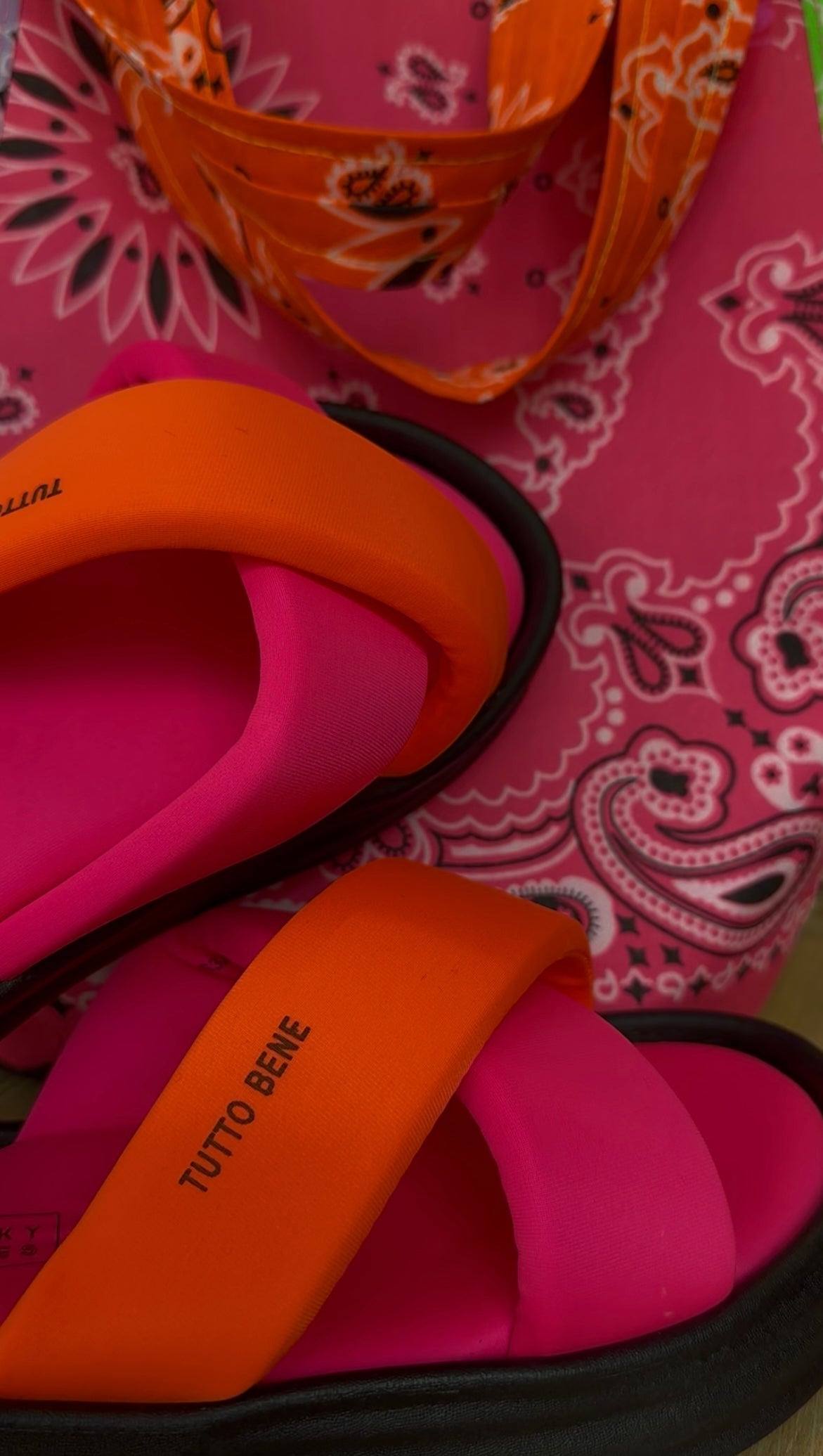 Sandaletten tutto bene orange-pink