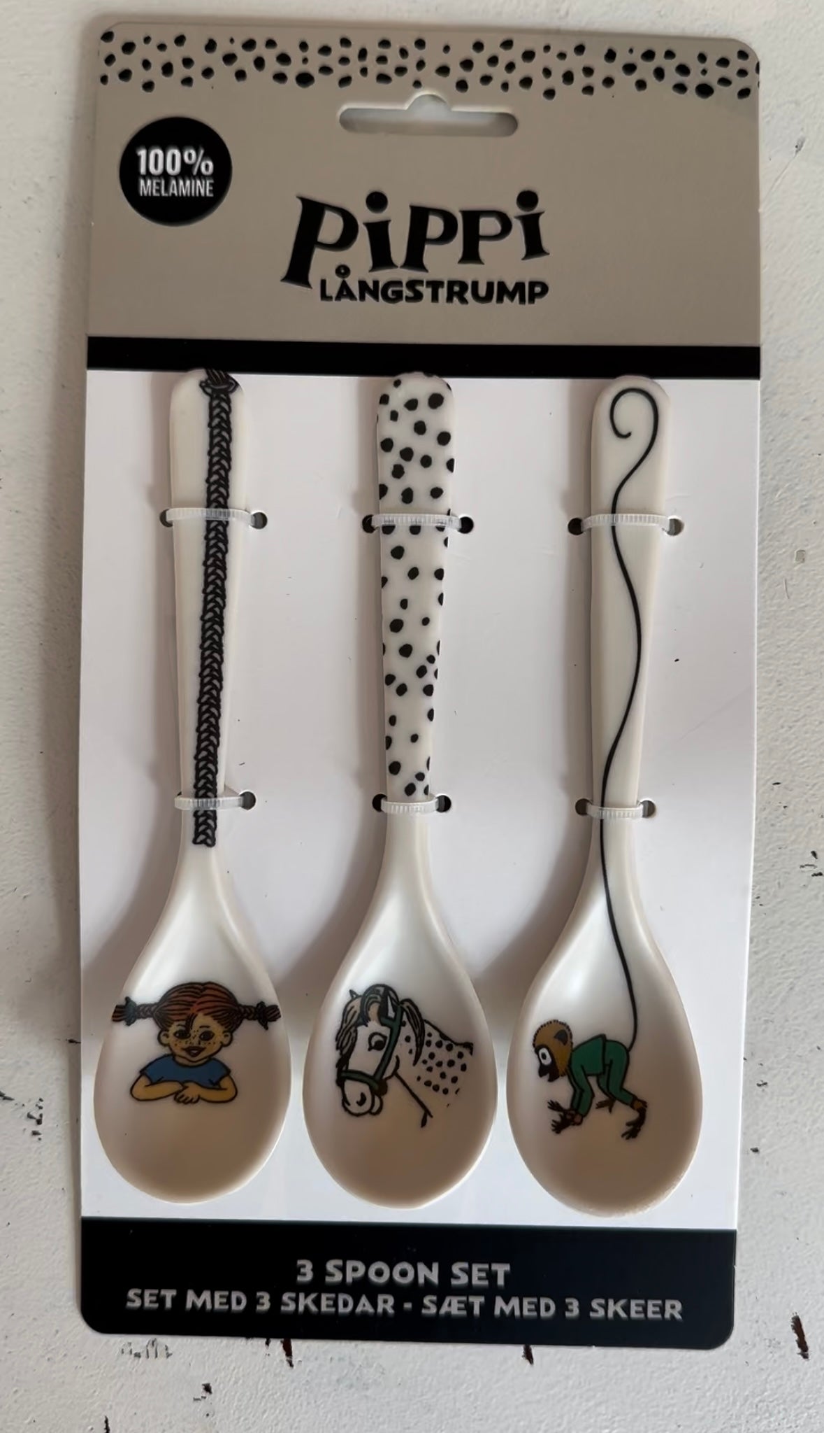 Pippi Langstrumpf 3er Löffel Set