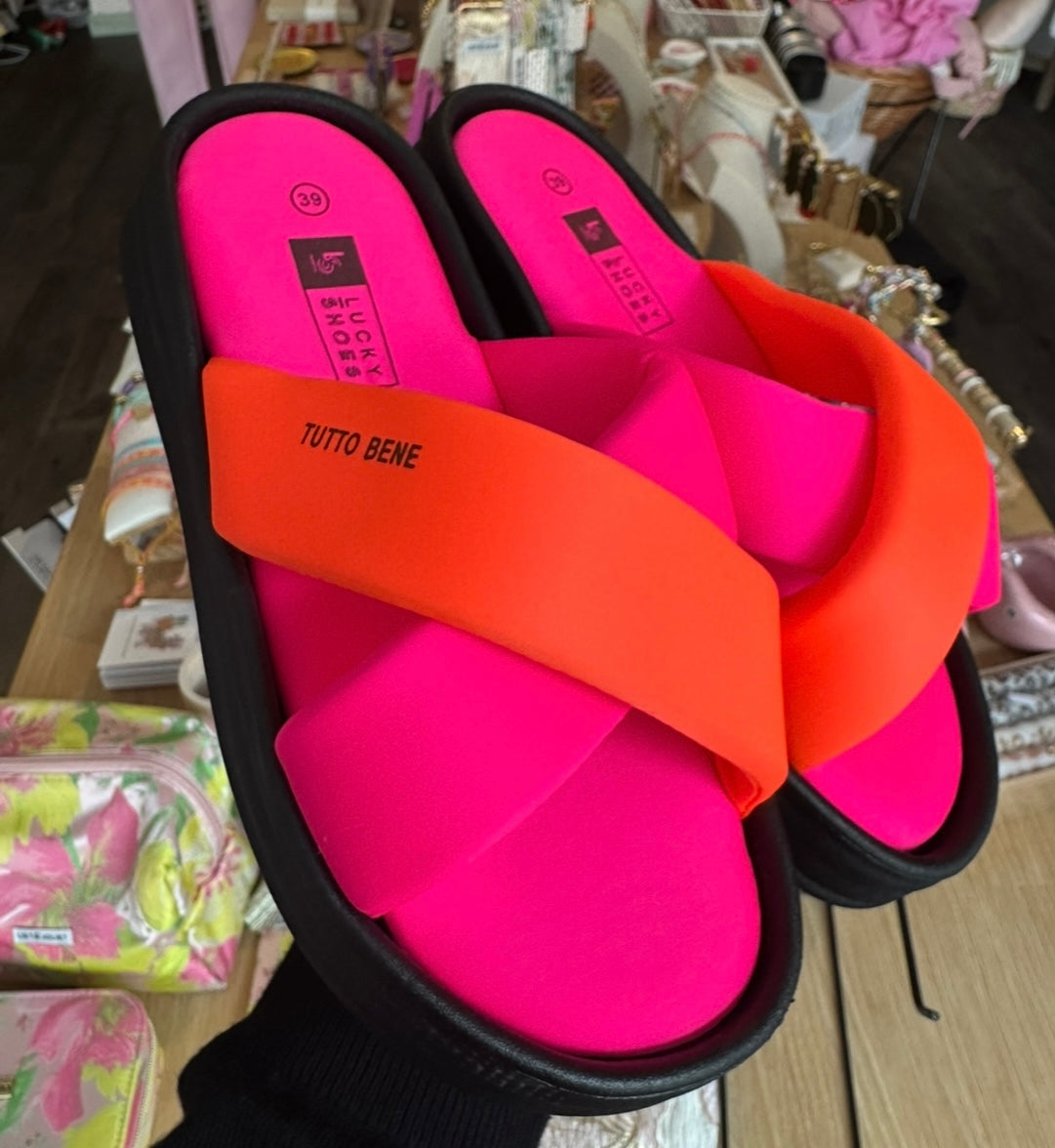 Sandaletten tutto bene orange-pink
