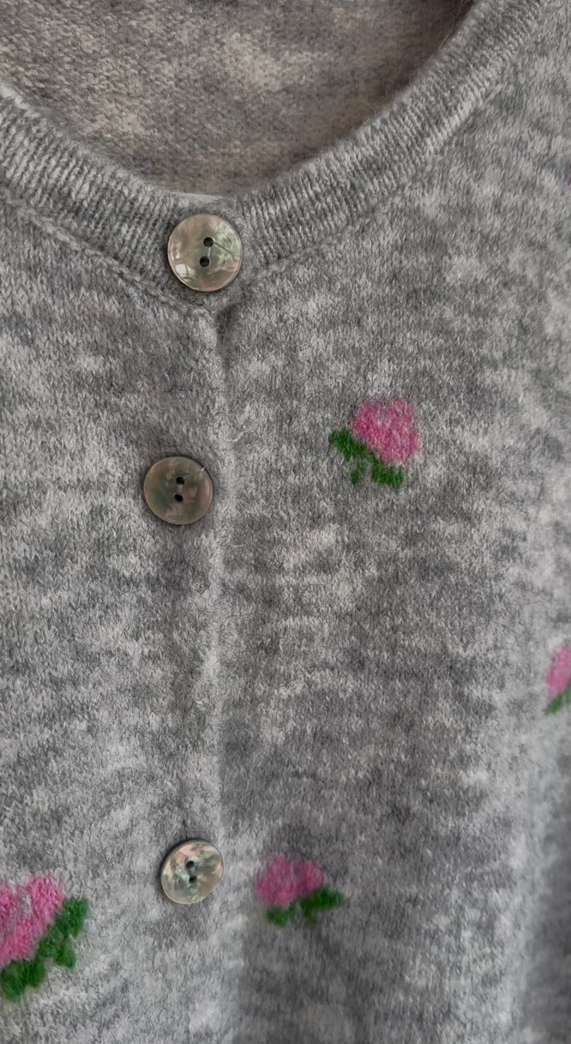 Cardigan Rose kurzarm in verschiedene Farben