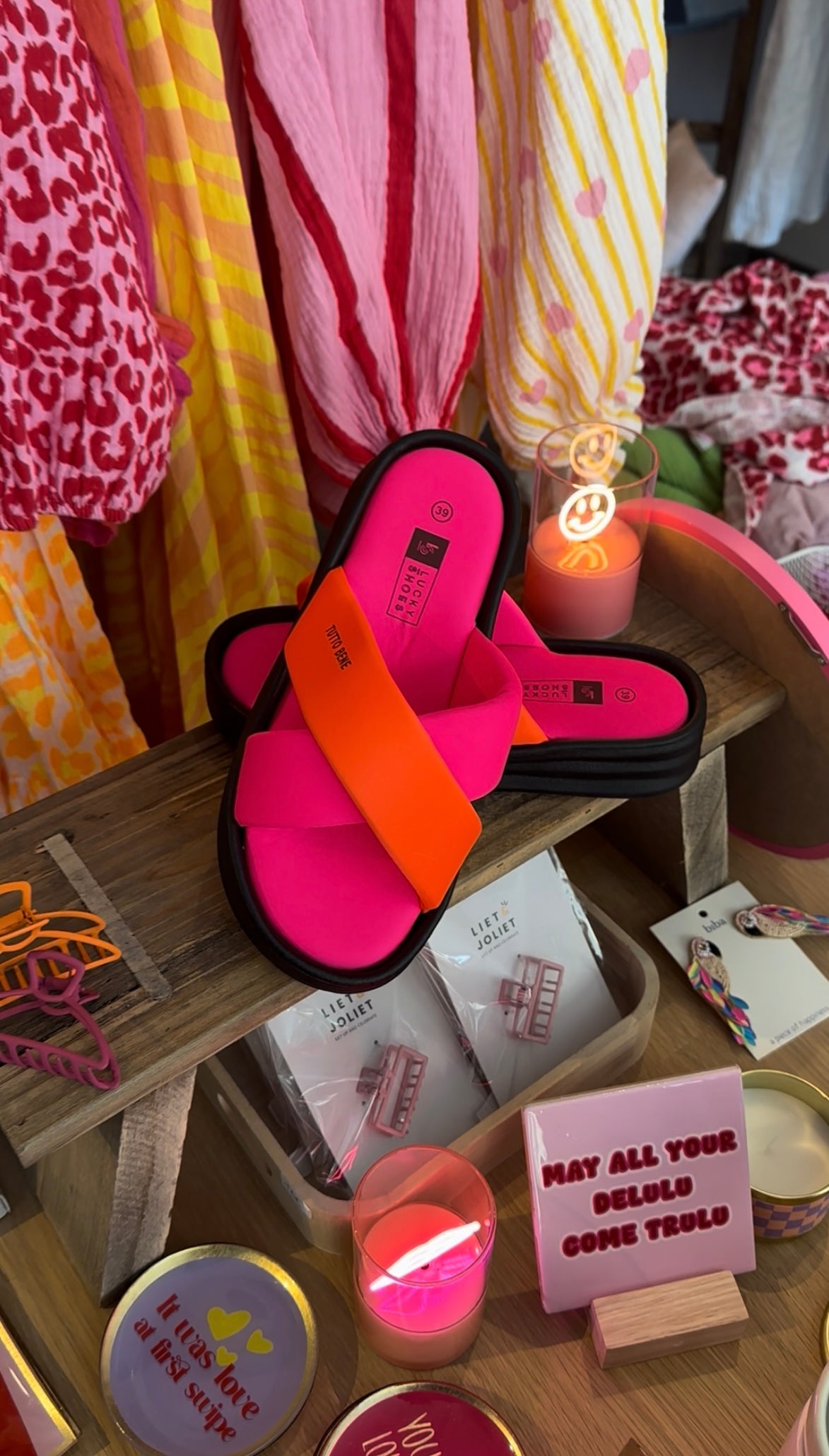 Sandaletten tutto bene orange-pink