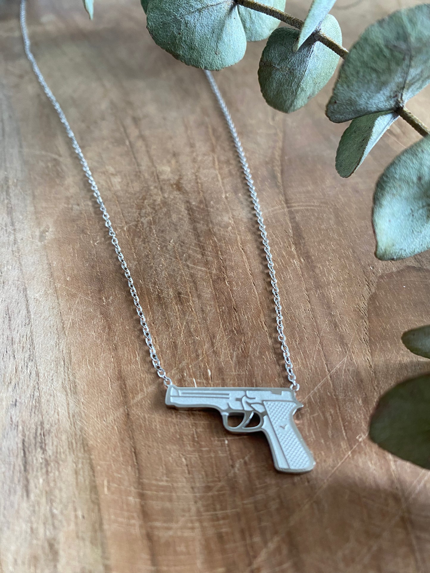 Halskette Knarre mit 14 K Gold ummantelt