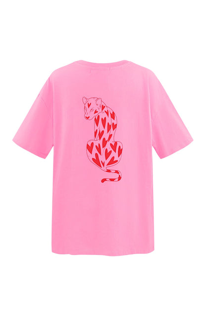 T-Shirt Pink Leopard