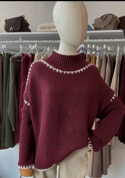 Strickpullover Berry Oversized