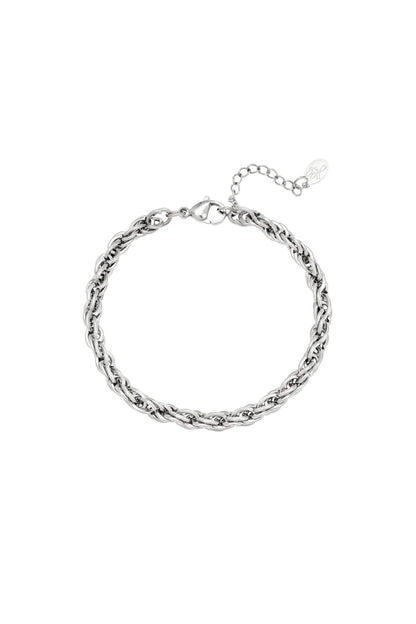 Armband twistet Silber