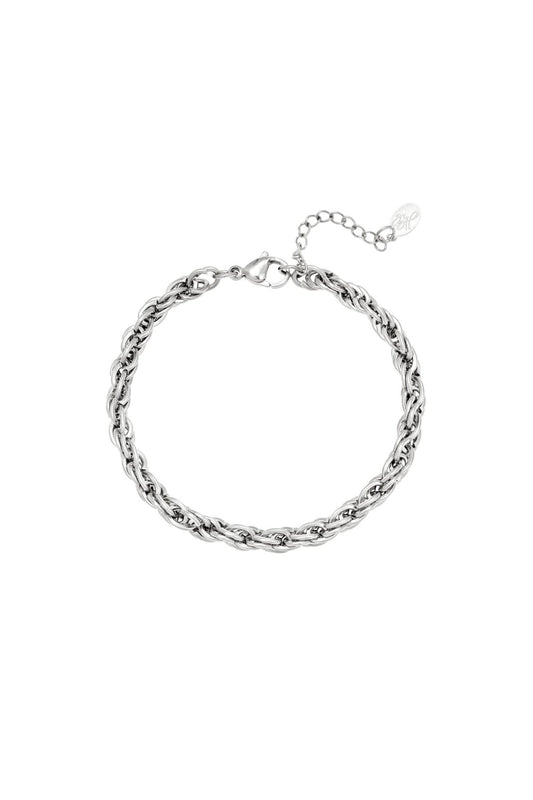 Armband twistet Silber