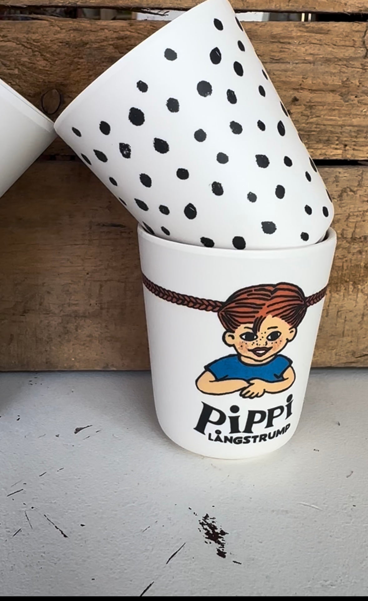 Pippi Langstrumpf Becher Set