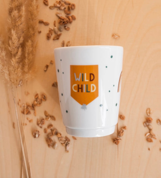 Tasse „Wild Child“ aus Porzellan