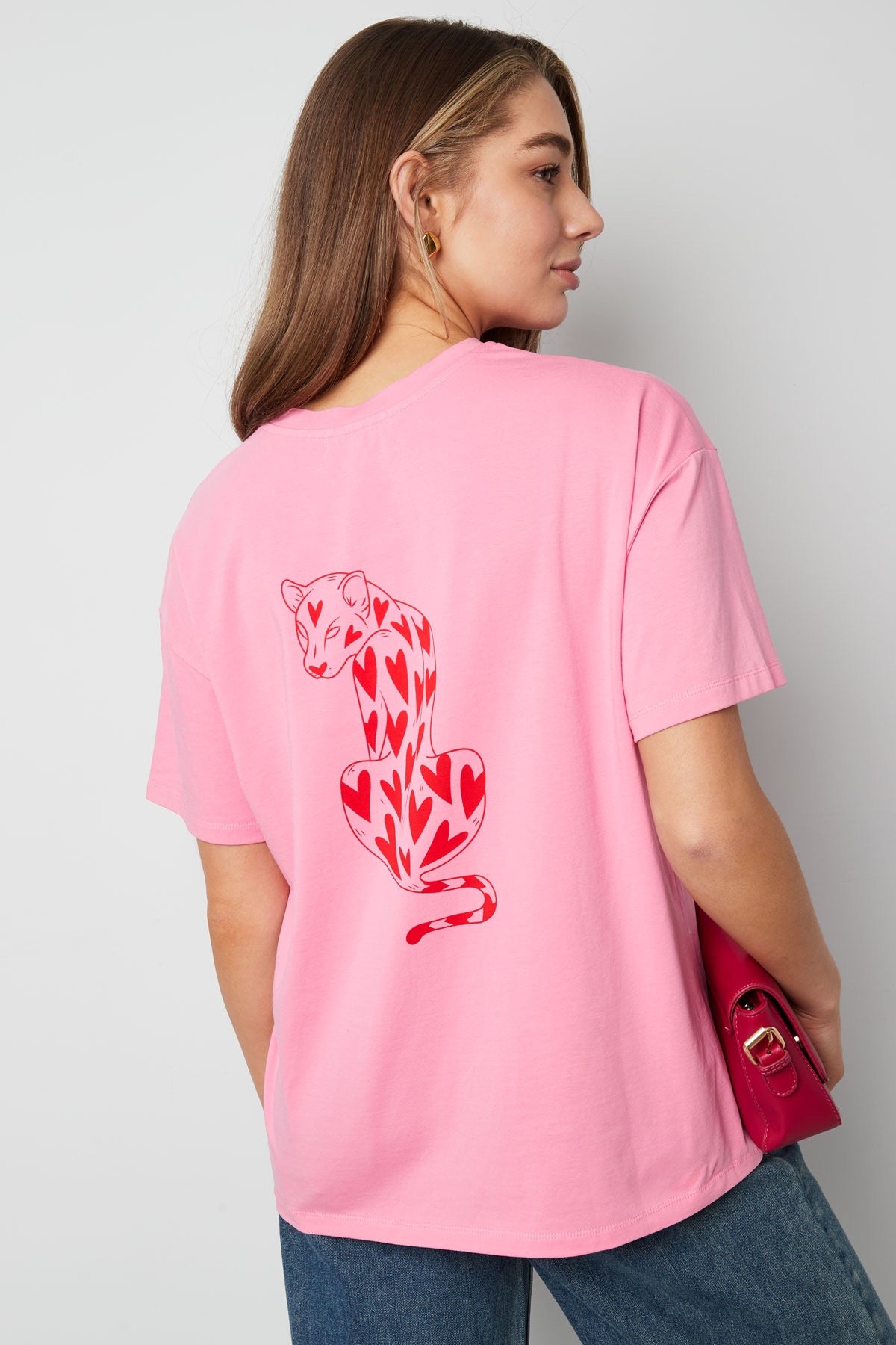 T-Shirt Pink Leopard