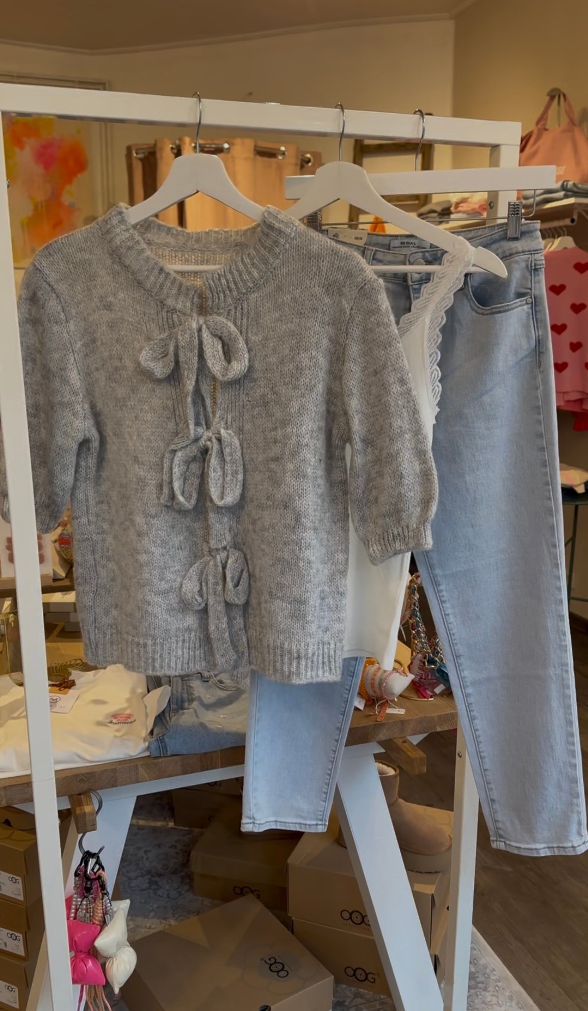 Strickshirt zum binden