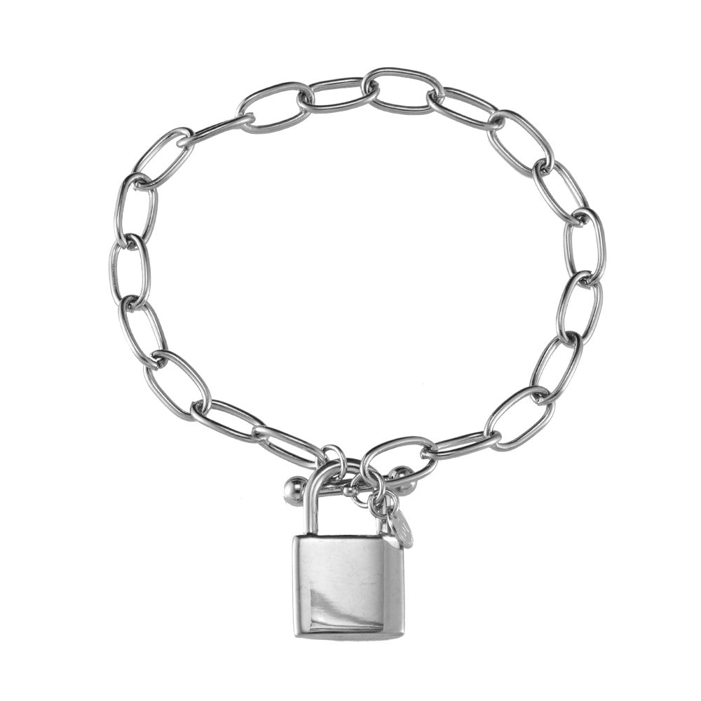 Armband Lock 14 Karat vergoldet