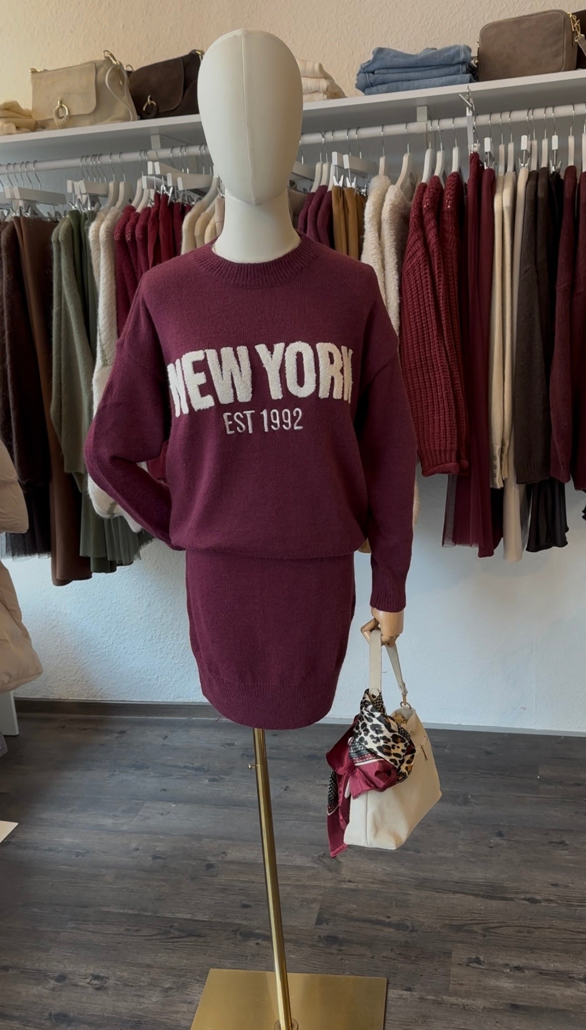 Strickpullover New York Bourdeux