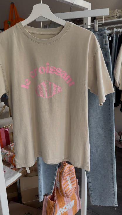 T Shirt Le Croissant in verschiedenen Farben