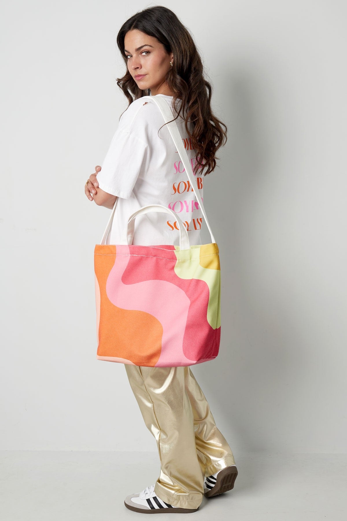 Canvas Shopper Swirl