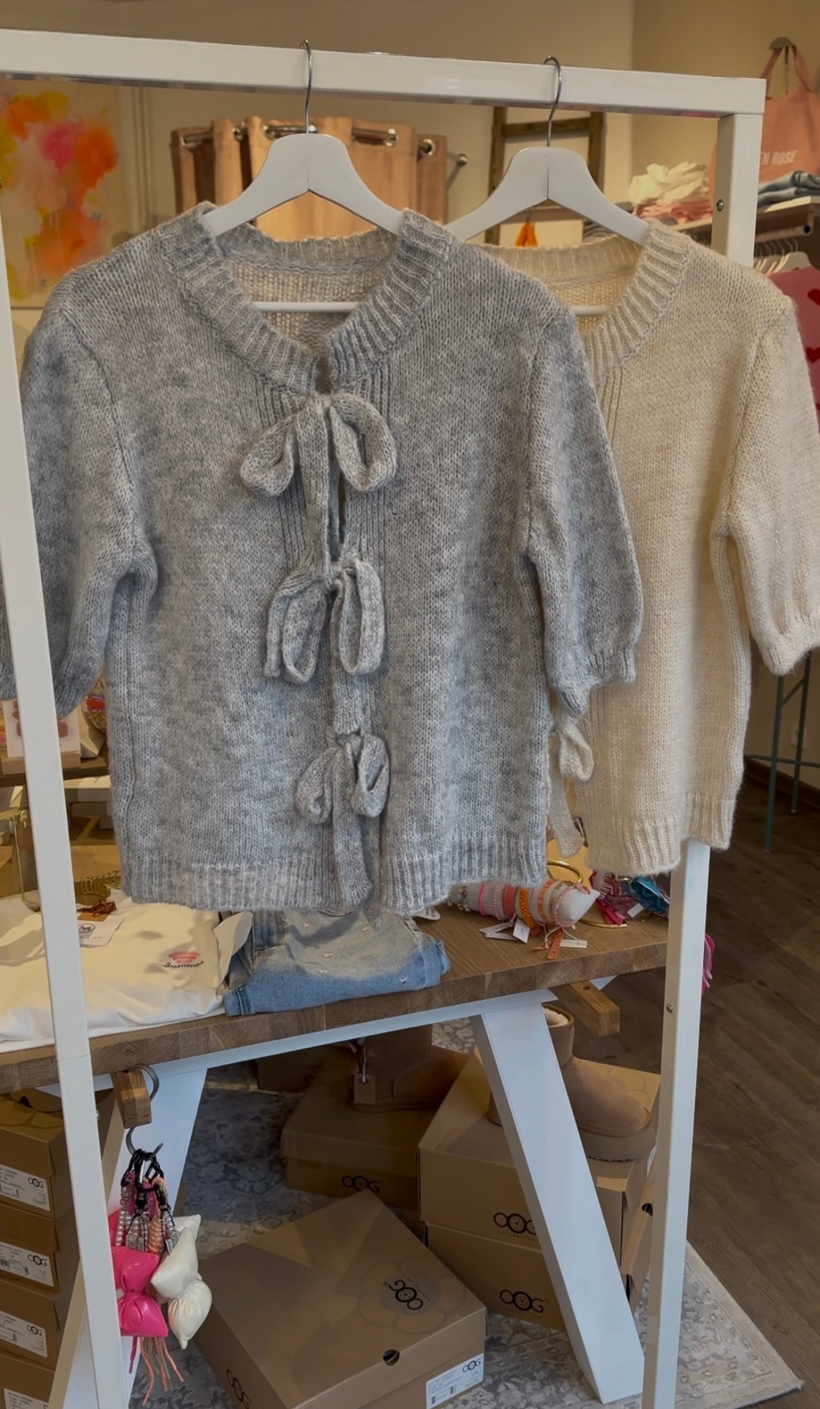 Strickshirt zum binden