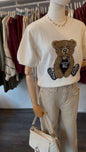 Strick kurzarmshirt Bear