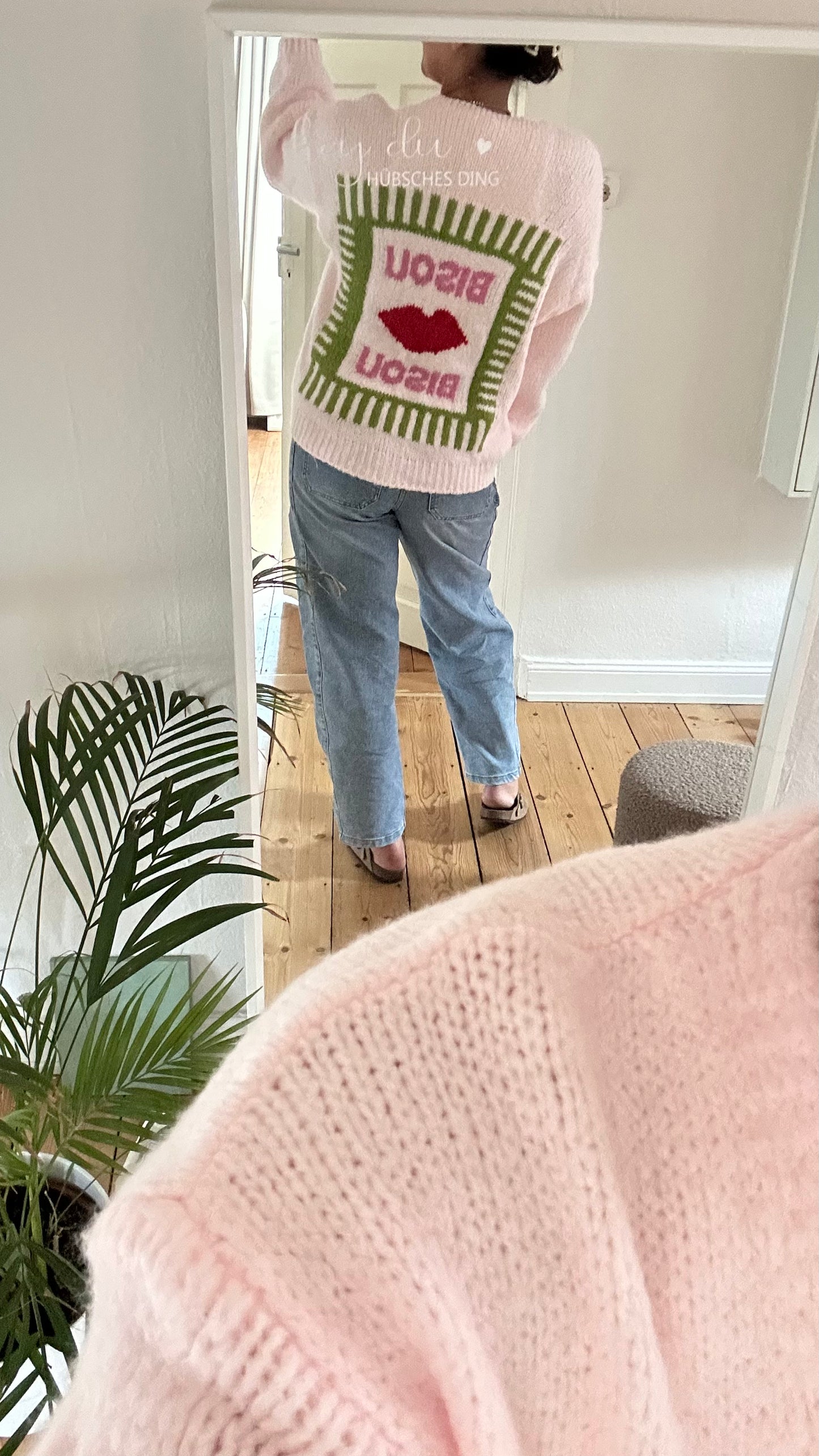 Statement Strickjacke Bisou