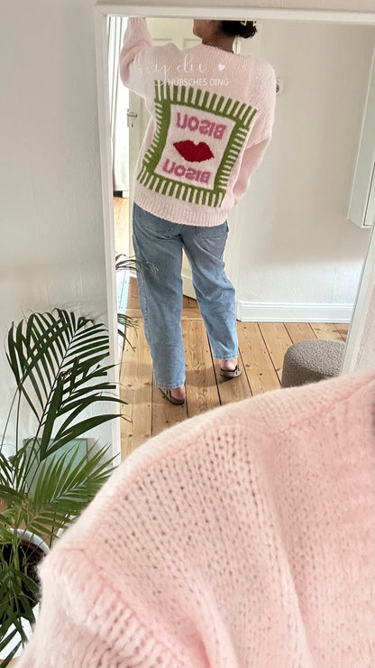 Statement Strickjacke Bisou