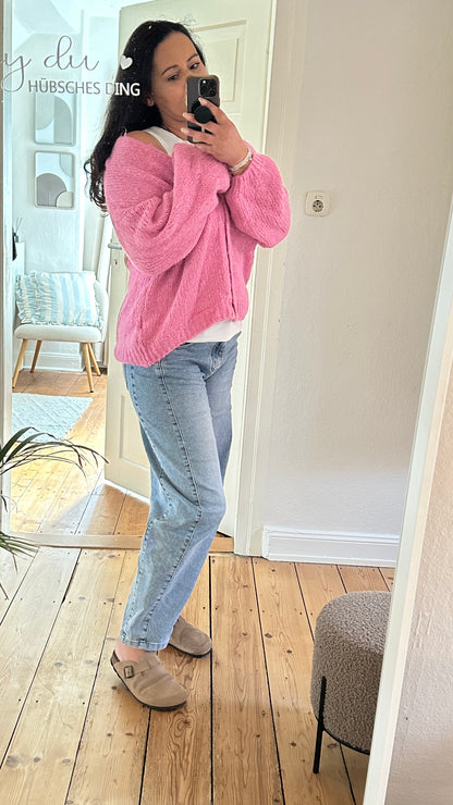 Statement Strickjacke Bisou