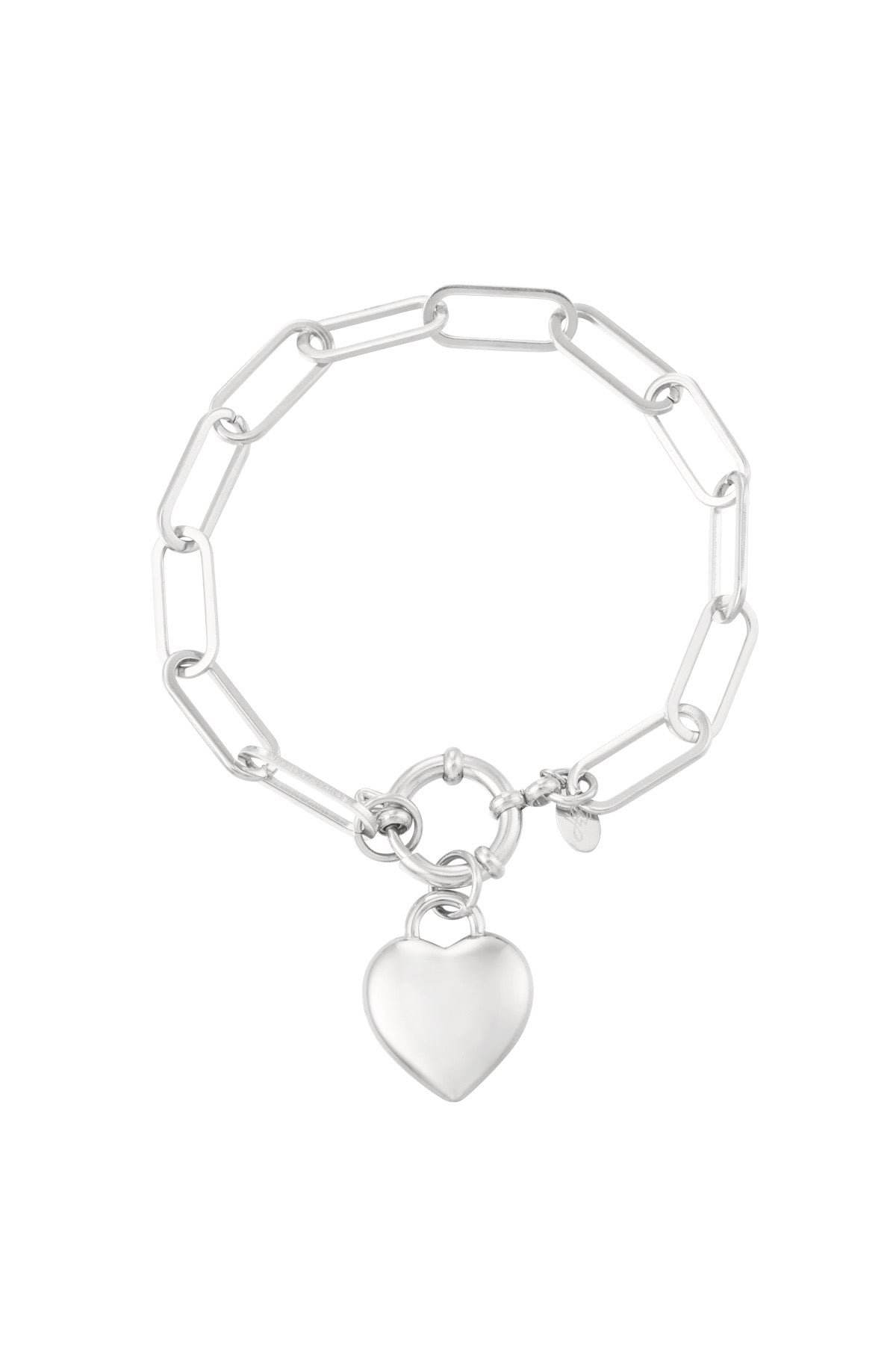 Armband Heart lock Silber