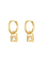 Ohrringe Lock Gold
